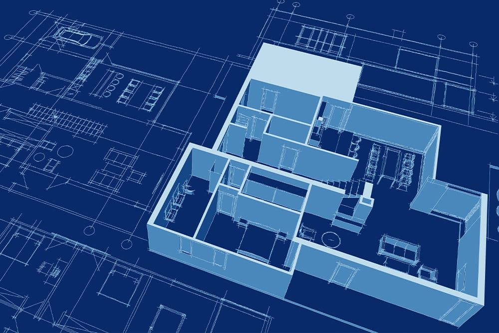 blueprint of a house