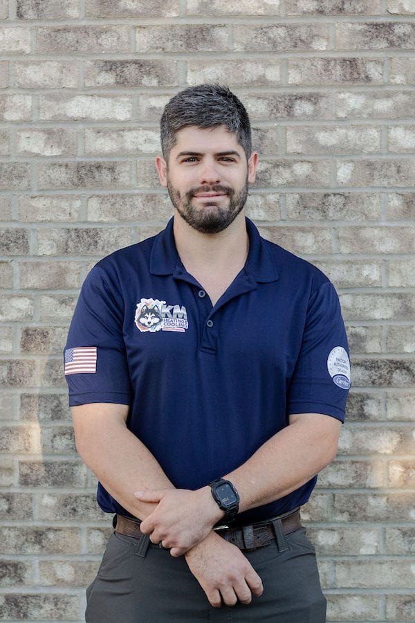 Wes Ray, service technician at KM Heating and Cooling